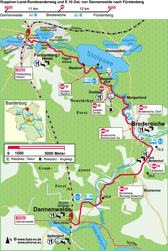 Europäischer Fernwanderweg E 10 : 