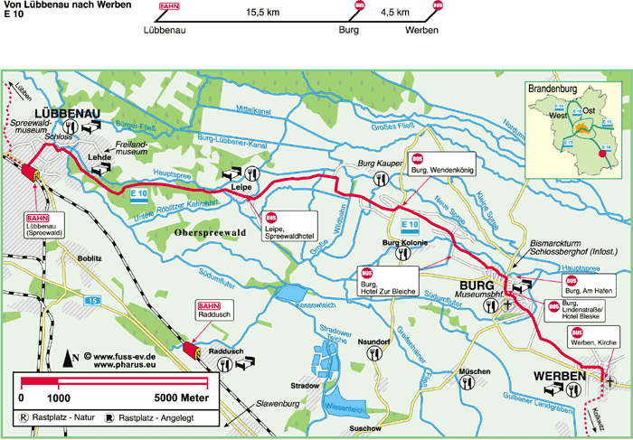 Europäischer Fernwanderweg E 10 : 