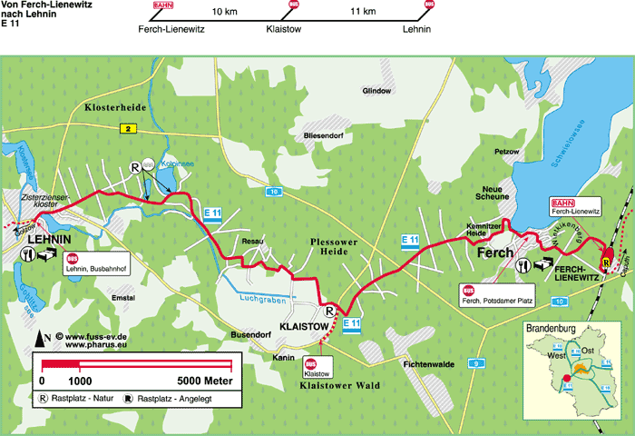 Ferch-Lienewitz  –  Klaistow  –  Lehnin