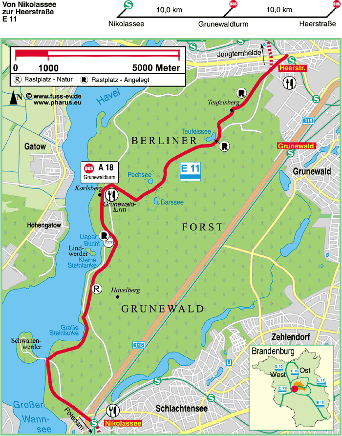 Europäischer Fernwanderweg E 10 : 