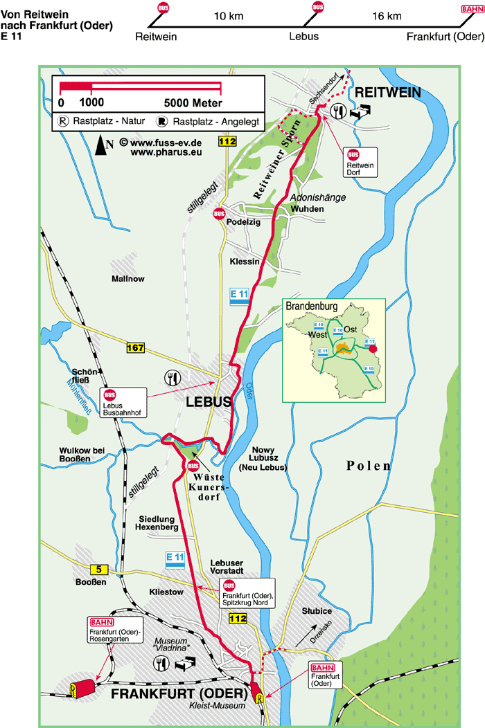 Reitwein  –  Lebus  –  Frankfurt (Oder)