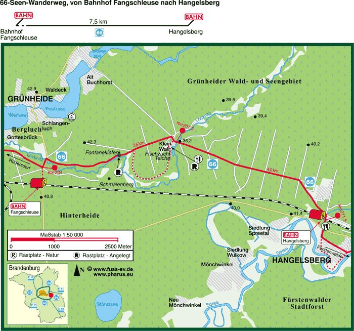 Bahnhof Fangschleuse  –  Hangelsberg